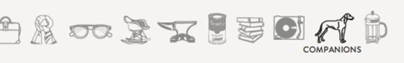 Menu Icons from the site Bureau of Trade